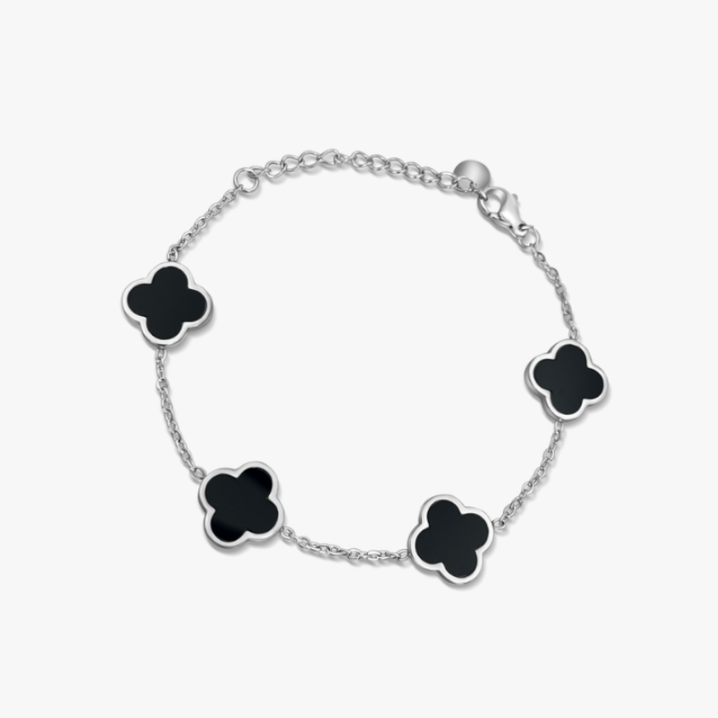 Clover Black Armband
