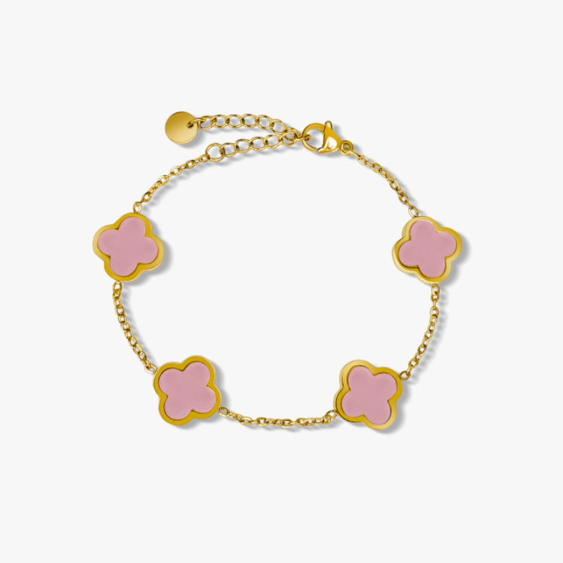Clover Rosa Armband