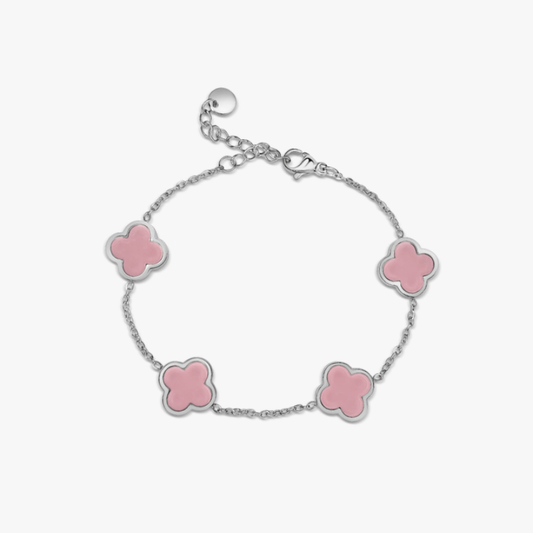 Clover Rosa Armband