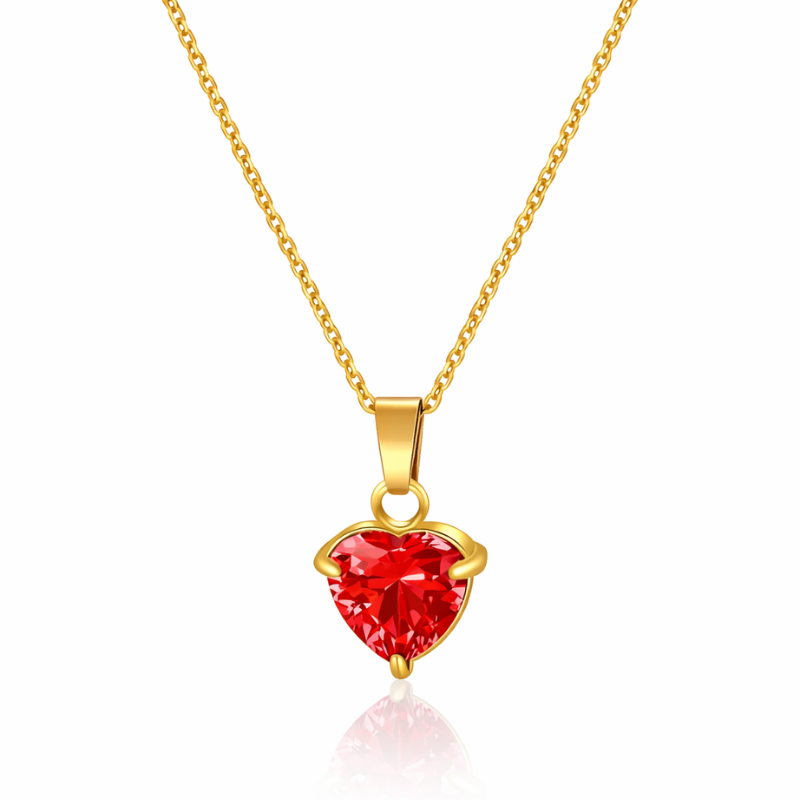 Velvet Heart Halskette Gold | Bridgerton