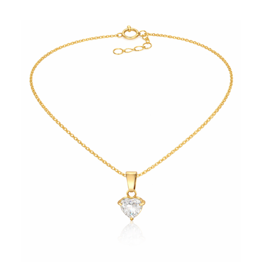 Velvet Heart Halskette Gold | Bridgerton