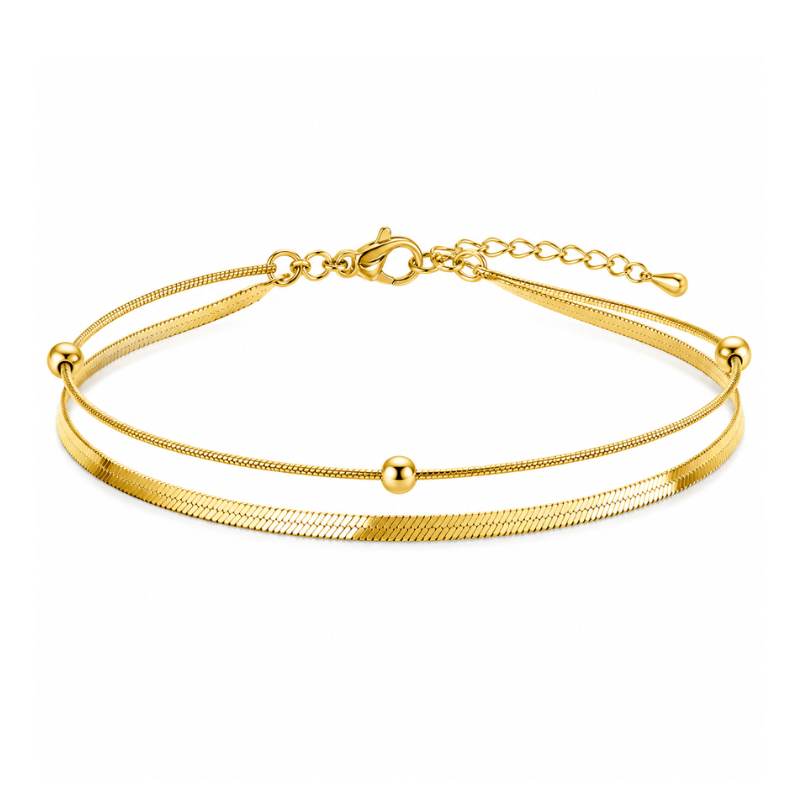 Duo Charm Fußkette