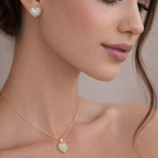 Lady Heart Halskette 925 Silber | Bridgerton