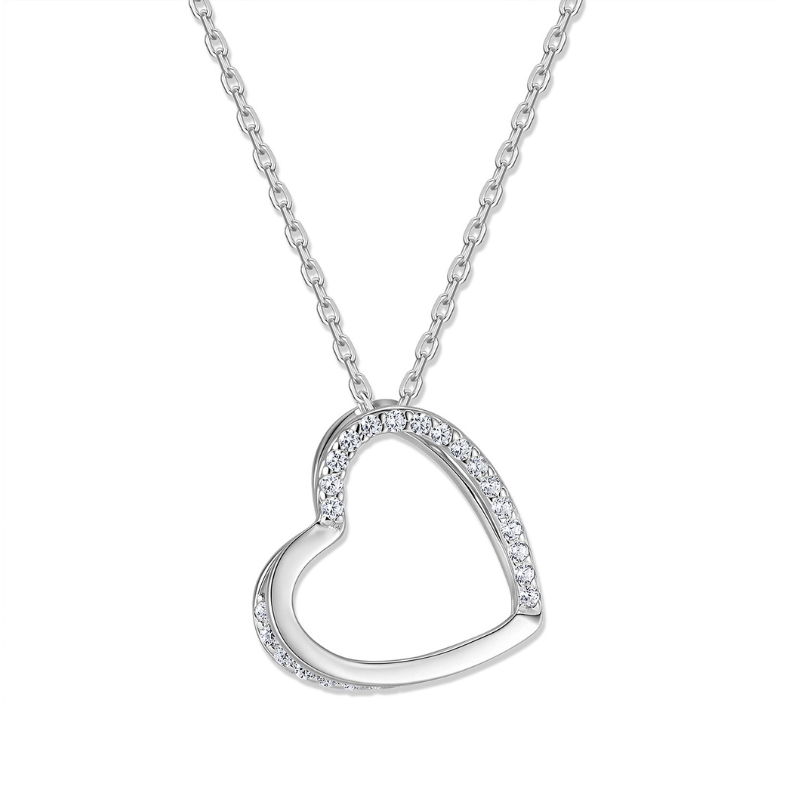Heart Glow Halskette 925 Silber