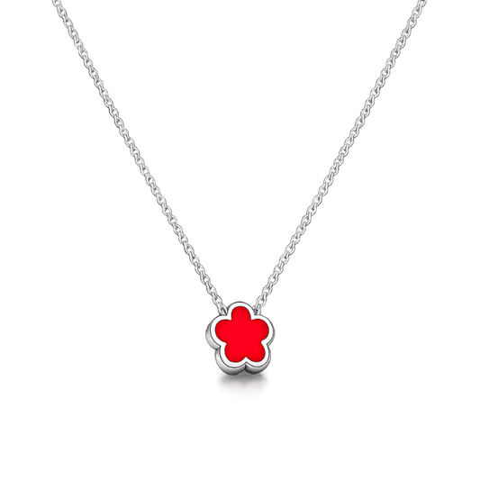 Clover Red Halskette