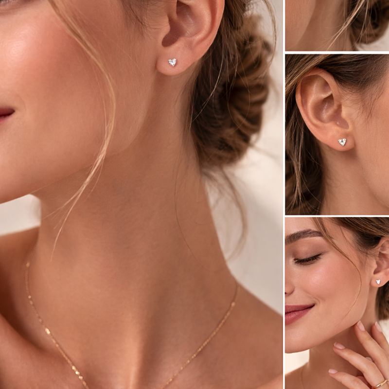 Luna Drop Ohrstecker 925 Silber | Bridgerton