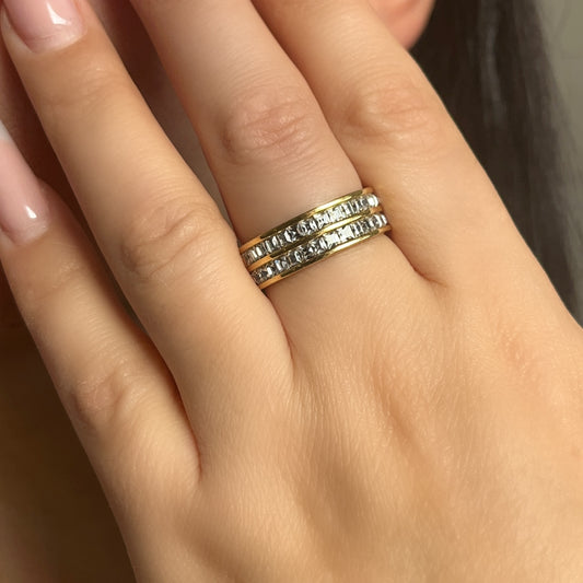 Glamour Twin Ring