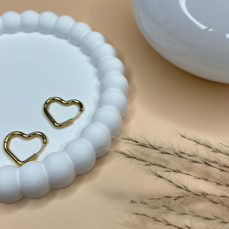Love Heart Creolen