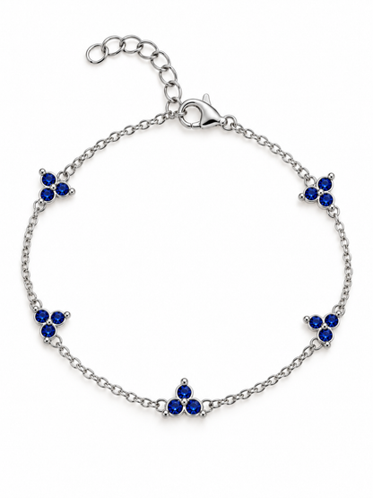 Clover Mini Armband Silber