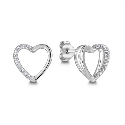 Heart Glow Ohrringe 925 Silber