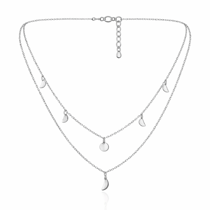 Wave Charm Halskette