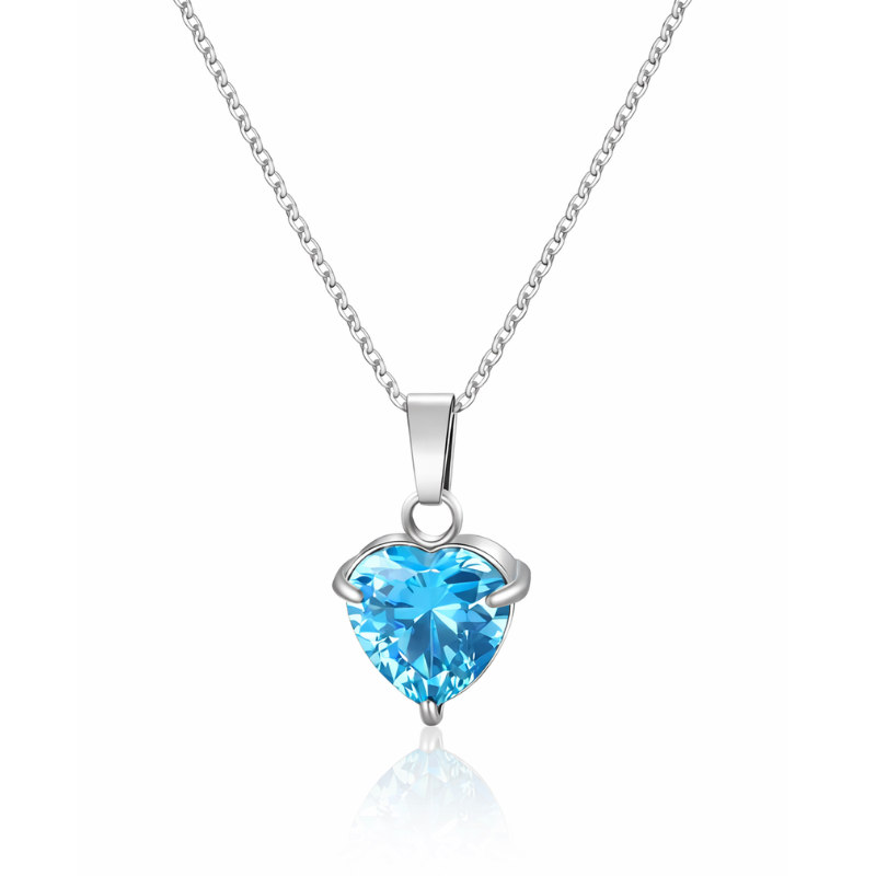 Velvet Heart Halskette Silber | Bridgerton