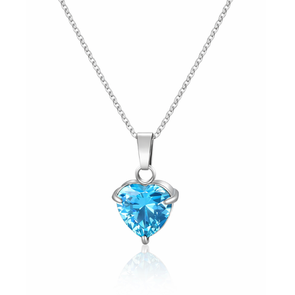 Velvet Heart Halskette Silber | Bridgerton