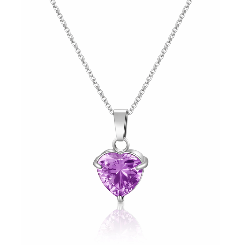Velvet Heart Halskette Silber | Bridgerton