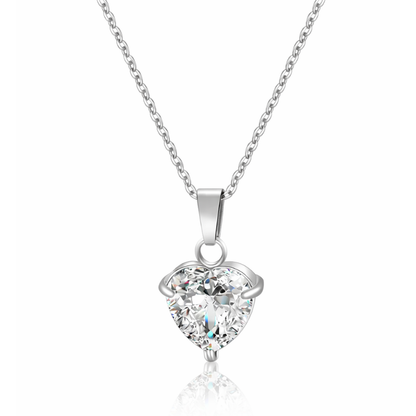 Velvet Heart Halskette Silber | Bridgerton