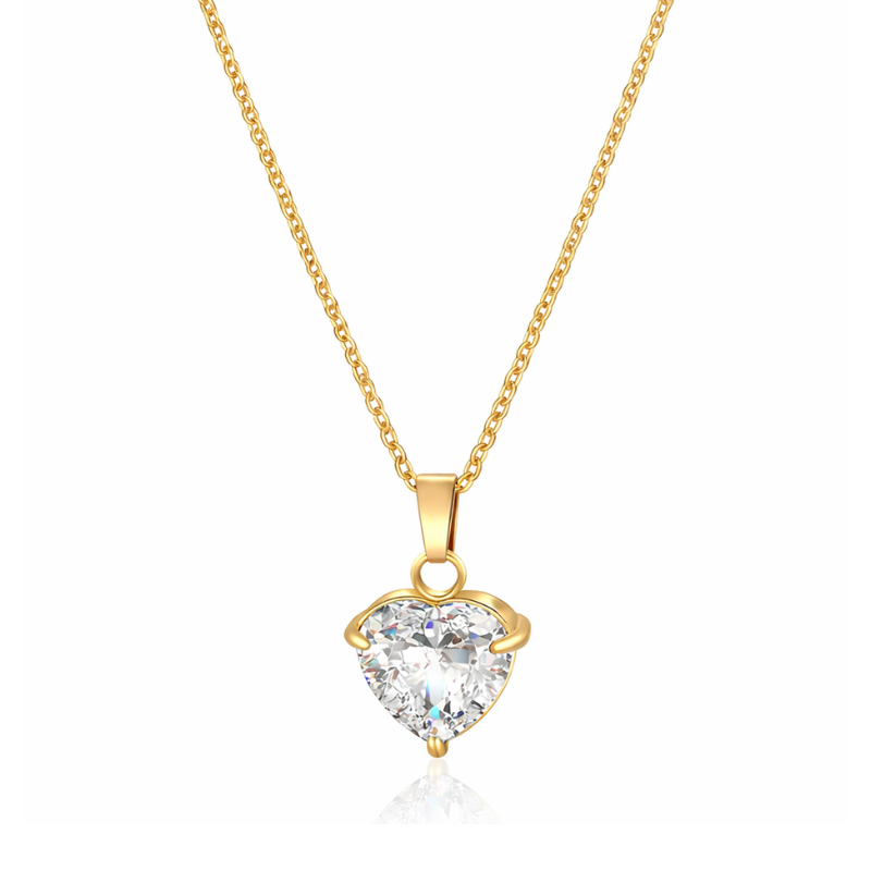 Velvet Heart Halskette Gold | Bridgerton