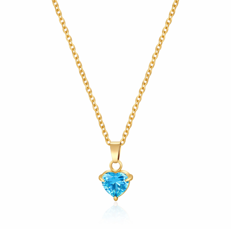 Velvet Heart Halskette Gold | Bridgerton