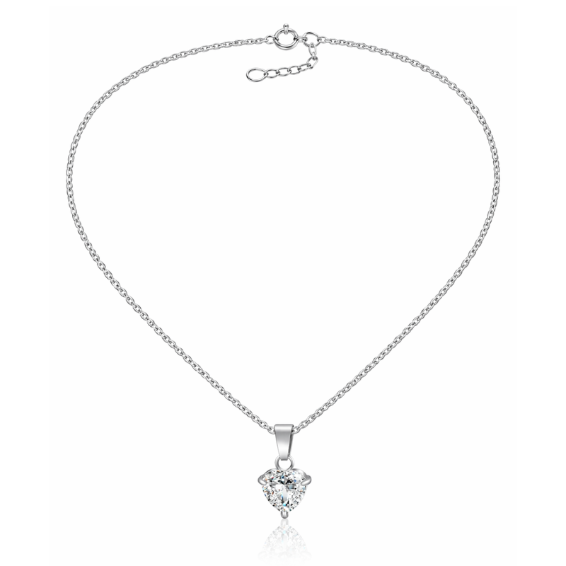 Velvet Heart Halskette Silber | Bridgerton