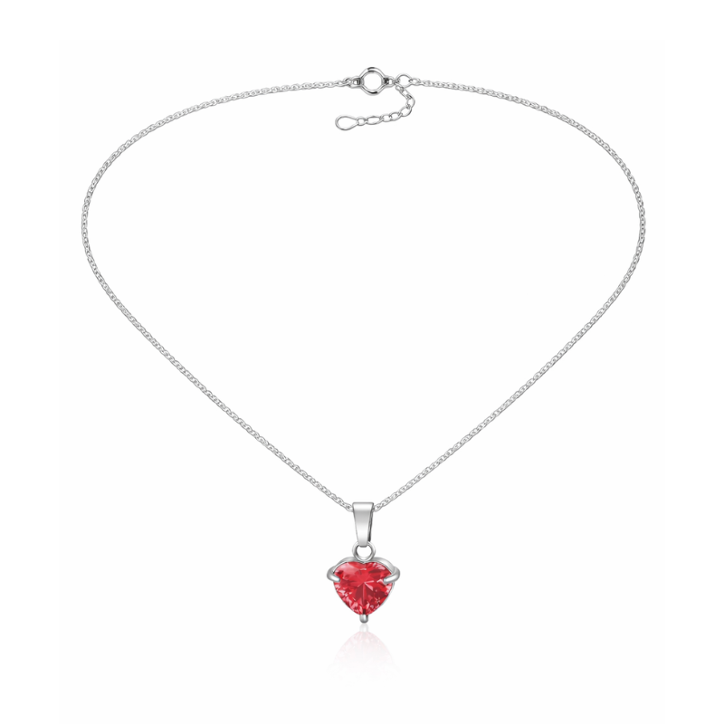 Velvet Heart Halskette Silber | Bridgerton