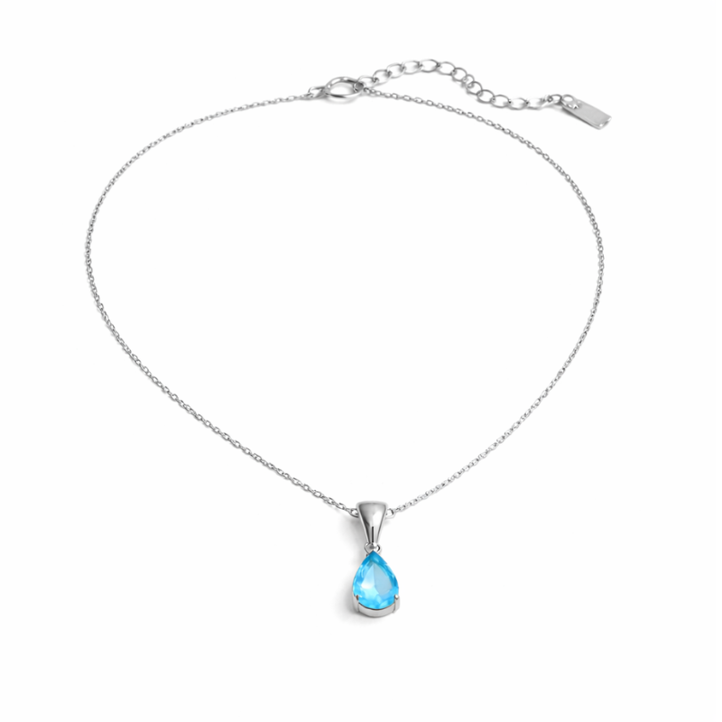 Royal Drop Halskette Silber | Bridgerton