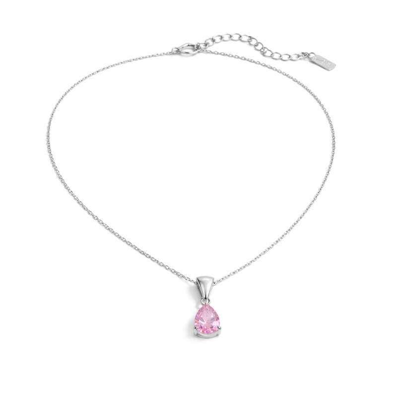 Royal Drop Halskette Silber | Bridgerton