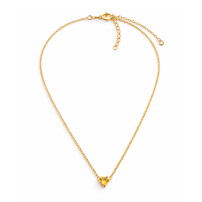 Birthstone Heart Halskette