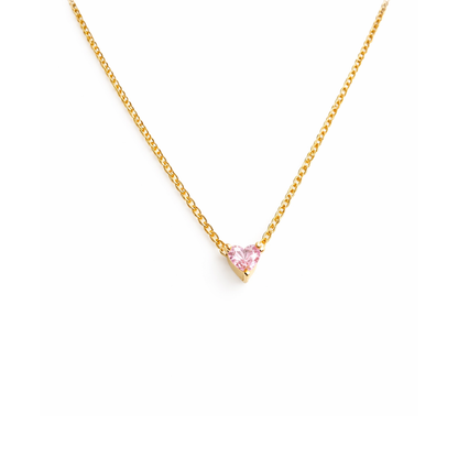 Birthstone Heart Halskette