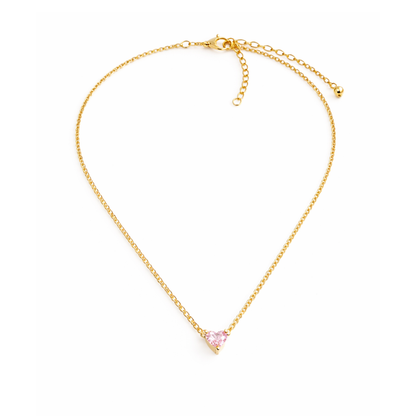 Birthstone Heart Halskette
