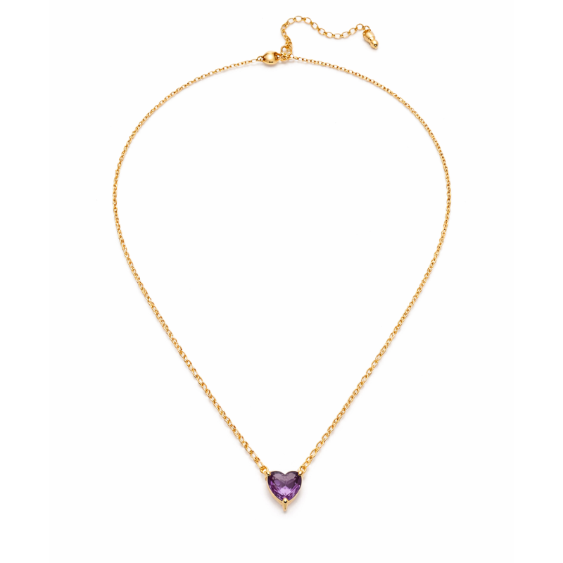 Birthstone Heart Halskette