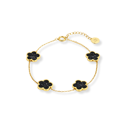 Clover Marmor Black Armband