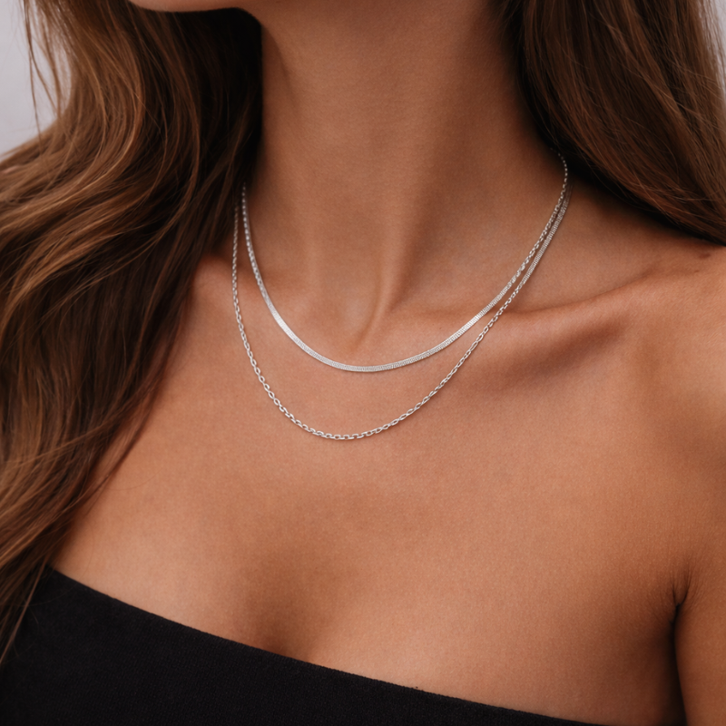 Dual Shine Halskette