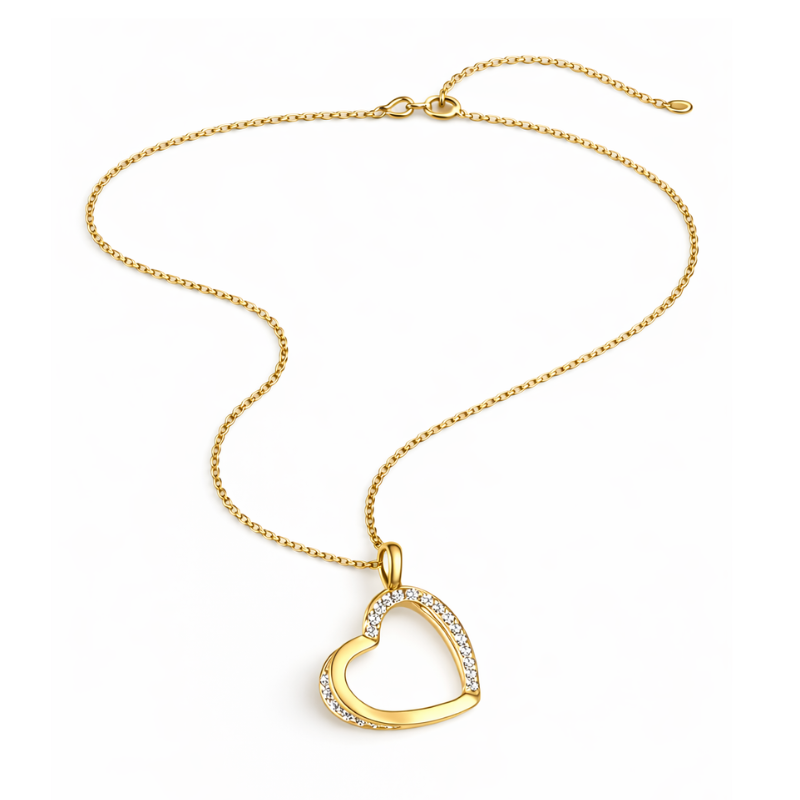 Heart Glow Halskette 925 Silber