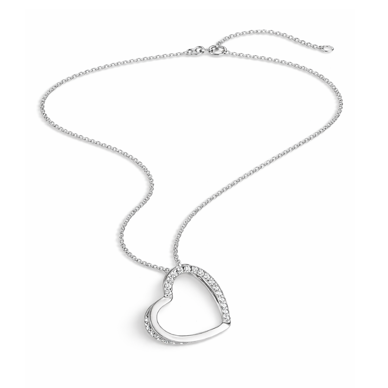 Heart Glow Halskette 925 Silber