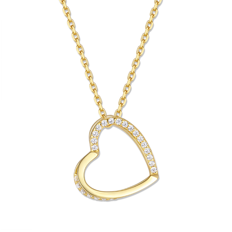 Heart Glow Halskette 925 Silber