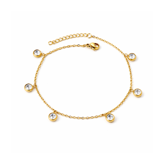 Ocean Glow Fußkette