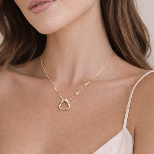 Heart Glow Halskette 925 Silber