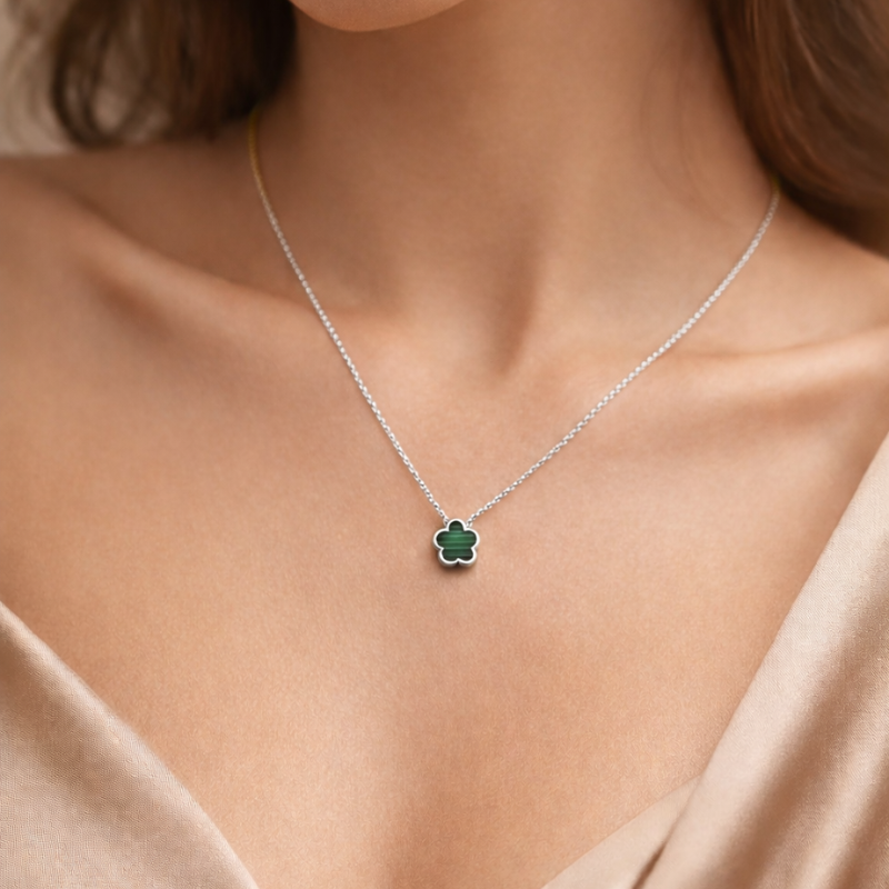 Clover Green Halskette