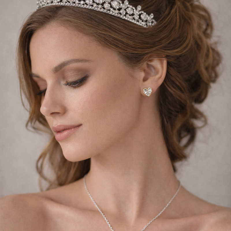 Lady Heart Ohrringe 925 Silber | Bridgerton