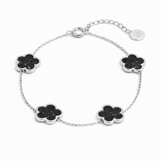Clover Marmor Black Armband
