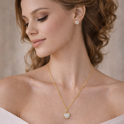 Lady Heart Ohrringe 925 Silber | Bridgerton