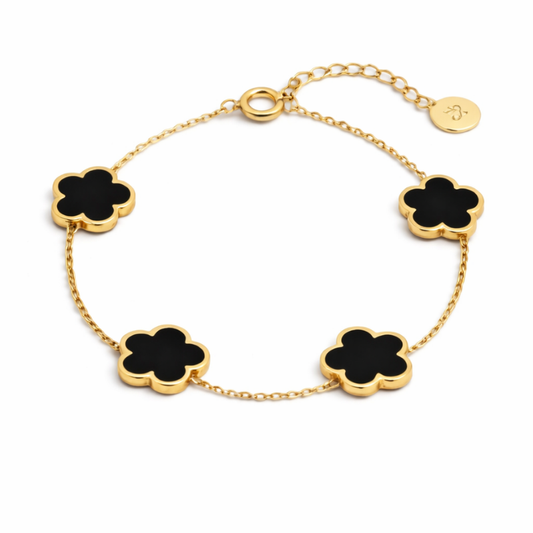 Clover Black Armband