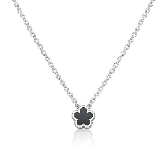 Clover Black Halskette