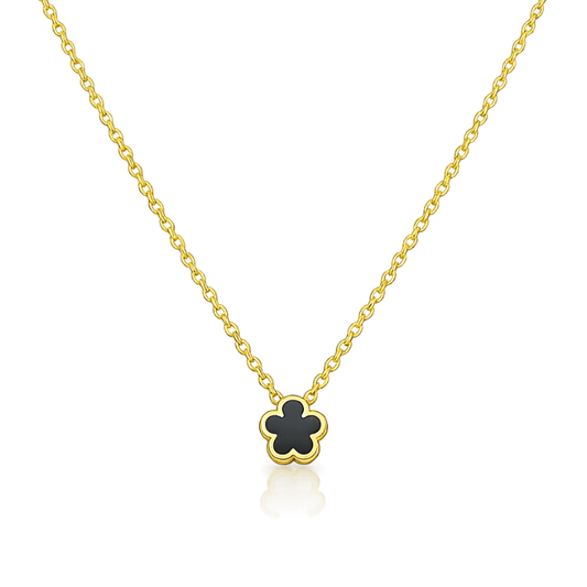 Clover Black Halskette