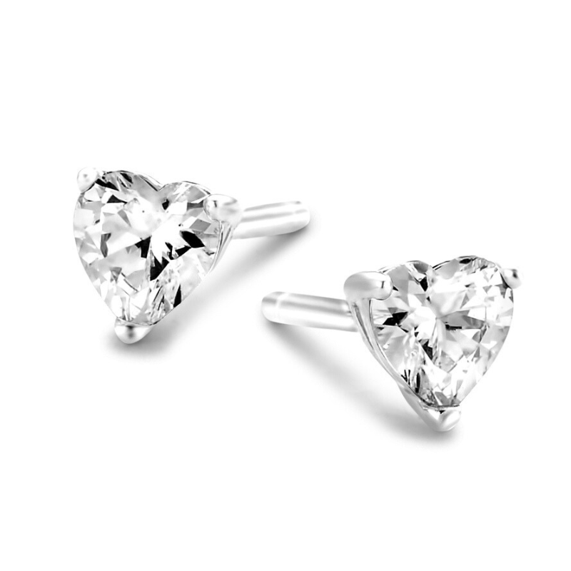 Luna Heart Ohrstecker 925 Silber | Bridgerton