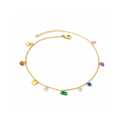 Rainbow Fußkette | Bridgerton