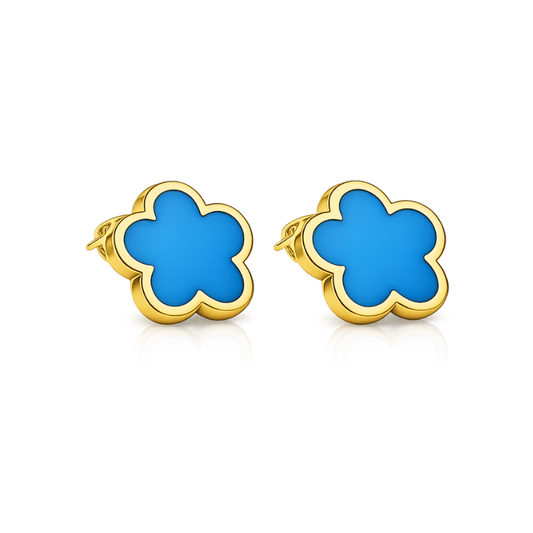 Clover Ice Blue Ohrstecker