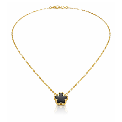 Clover Black Halskette