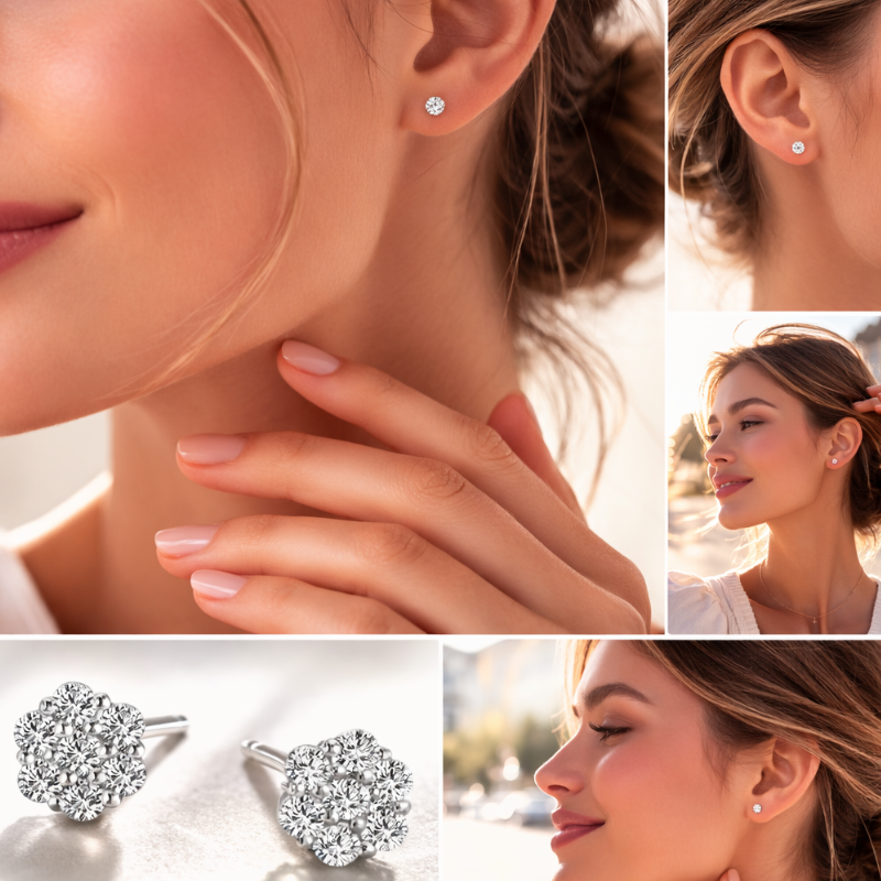 Lady Bloom Ohrstecker 925 Silber | Bridgerton