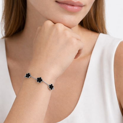 Clover Black Armband